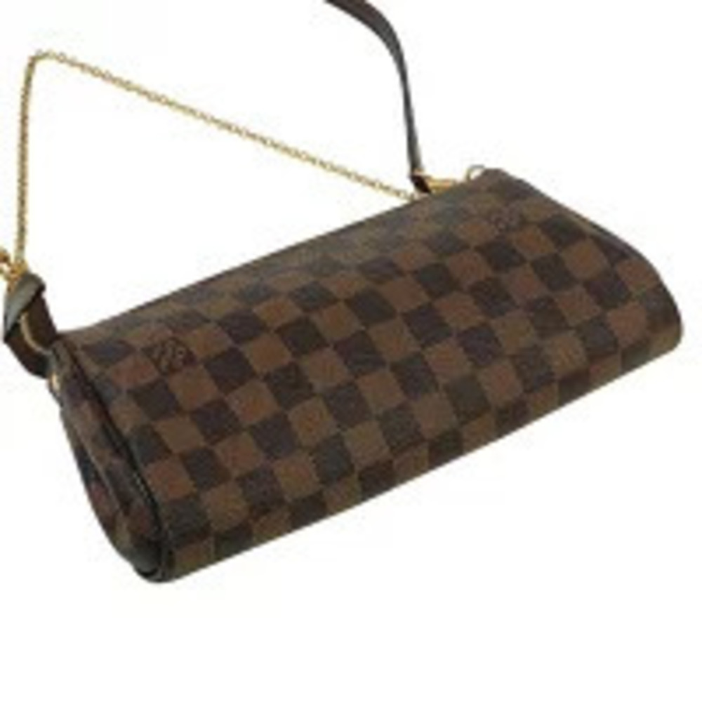 Louis Vuitton Damier Brown Crossbody Eva Shoulder Handbag Bag Brown